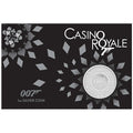 James Bond Casino Royale Casino Chip 2023 1oz Silver Coin in Card