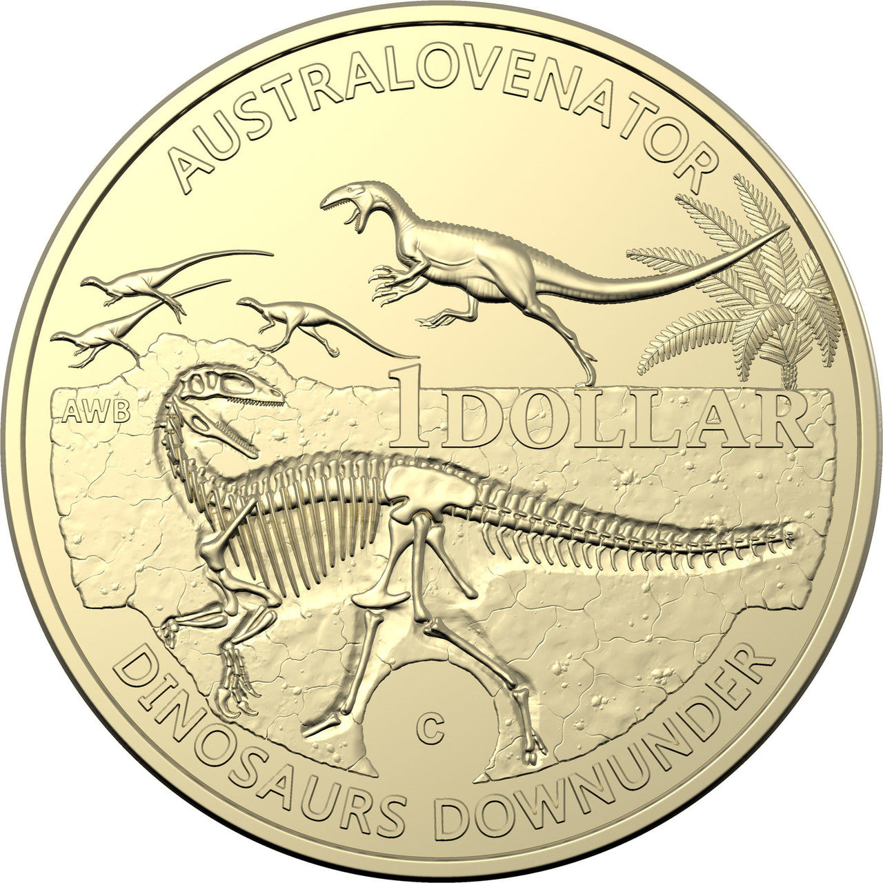 2022 Australian Dinosaurs $1 Mintmark & Privy Mark Uncirculated Coin Set