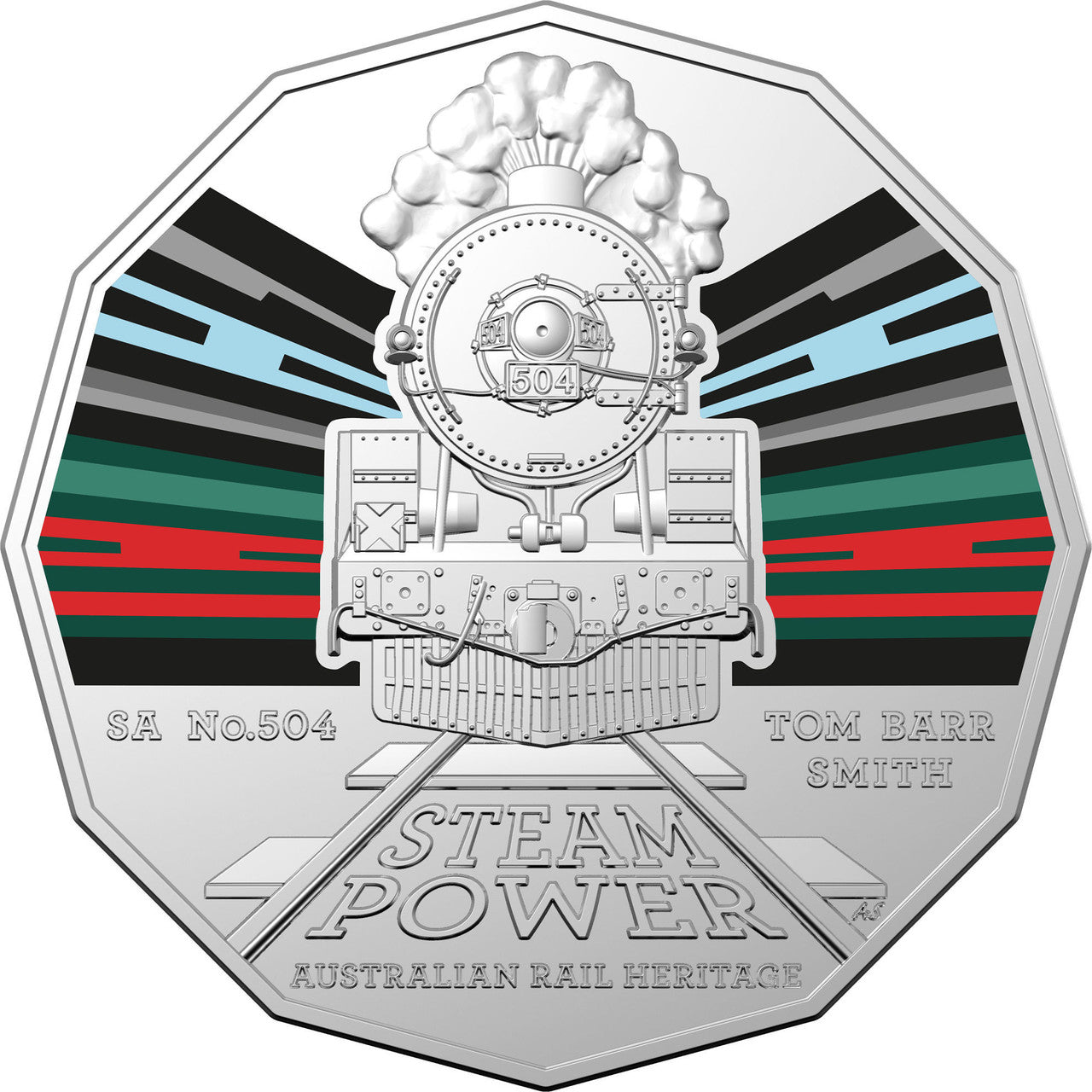 2022 50 Cent Coin Australian Steam Power - South Australia Tomm Barr Smith