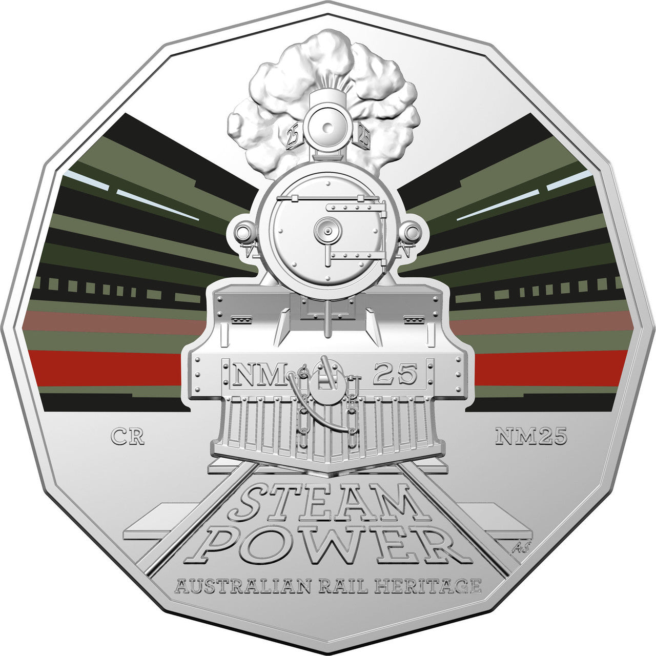 2022 50 Cent Coin Australian Steam Power - Commonwealth Railways  NM 25