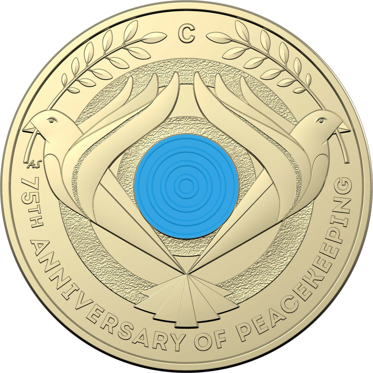 2022 $2 C Mintmark Uncirculated Coin - 75th Anniversary of Peace Keeping
