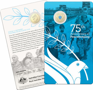 2022 $2 C Mintmark Uncirculated Coin - 75th Anniversary of Peace Keeping
