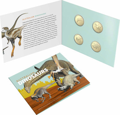 2022 $1 Australian Dinosaurs Uncirculated Four-Coin Collection
