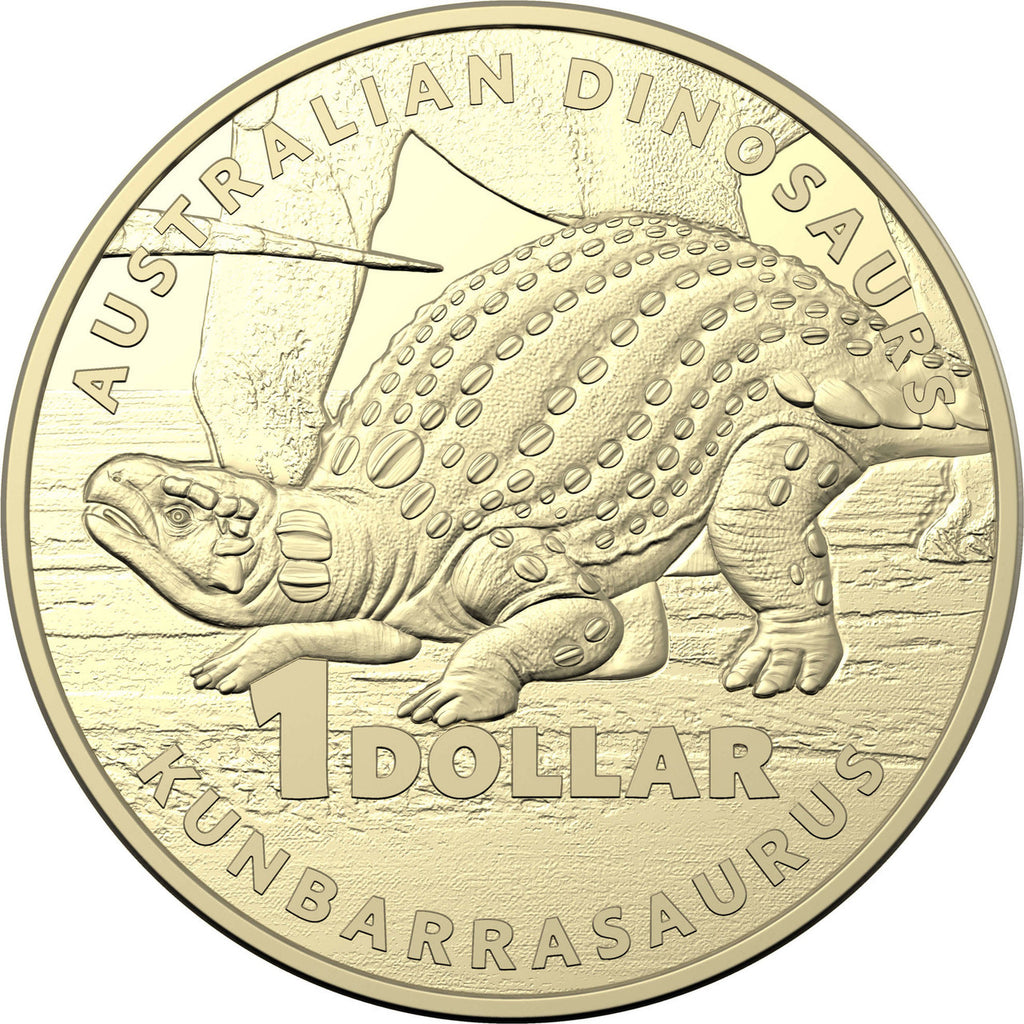 2022 $1 Australia Post Dino Hunt KUNBARRASAURUS RAM Coin Bag of 20 Coins