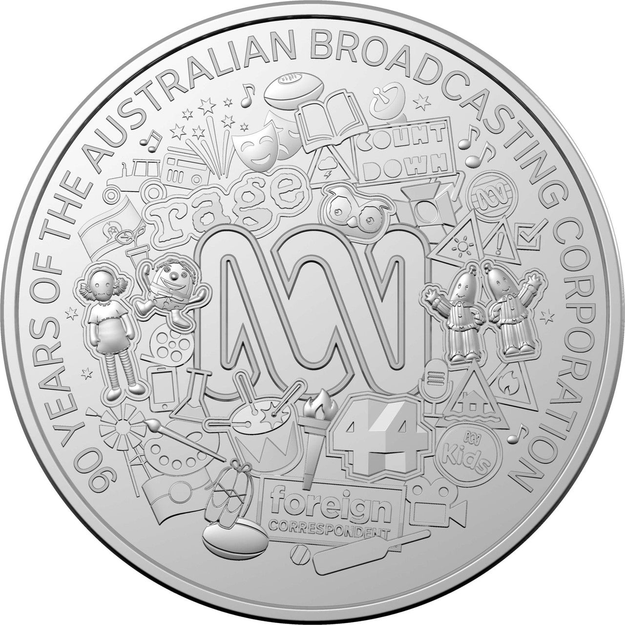 2022 90th Anniversary of ABC - 20c Uncirculated Coin