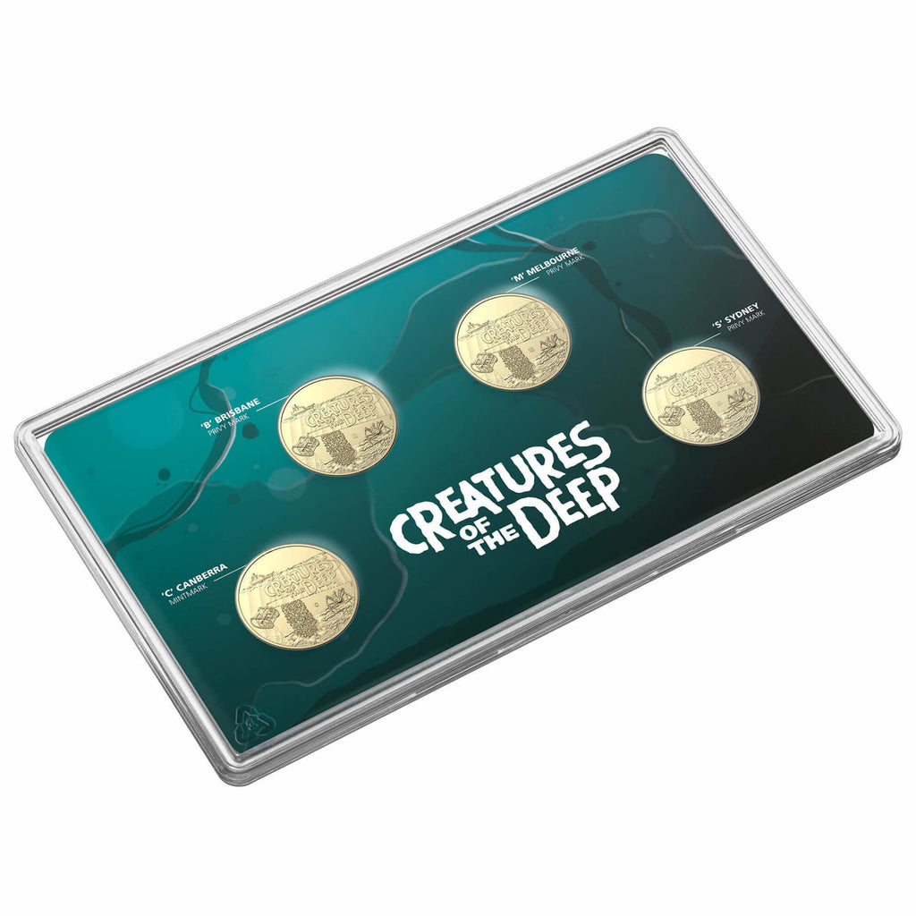 2023 Creatures of the Deep - $1 Four Coin Set