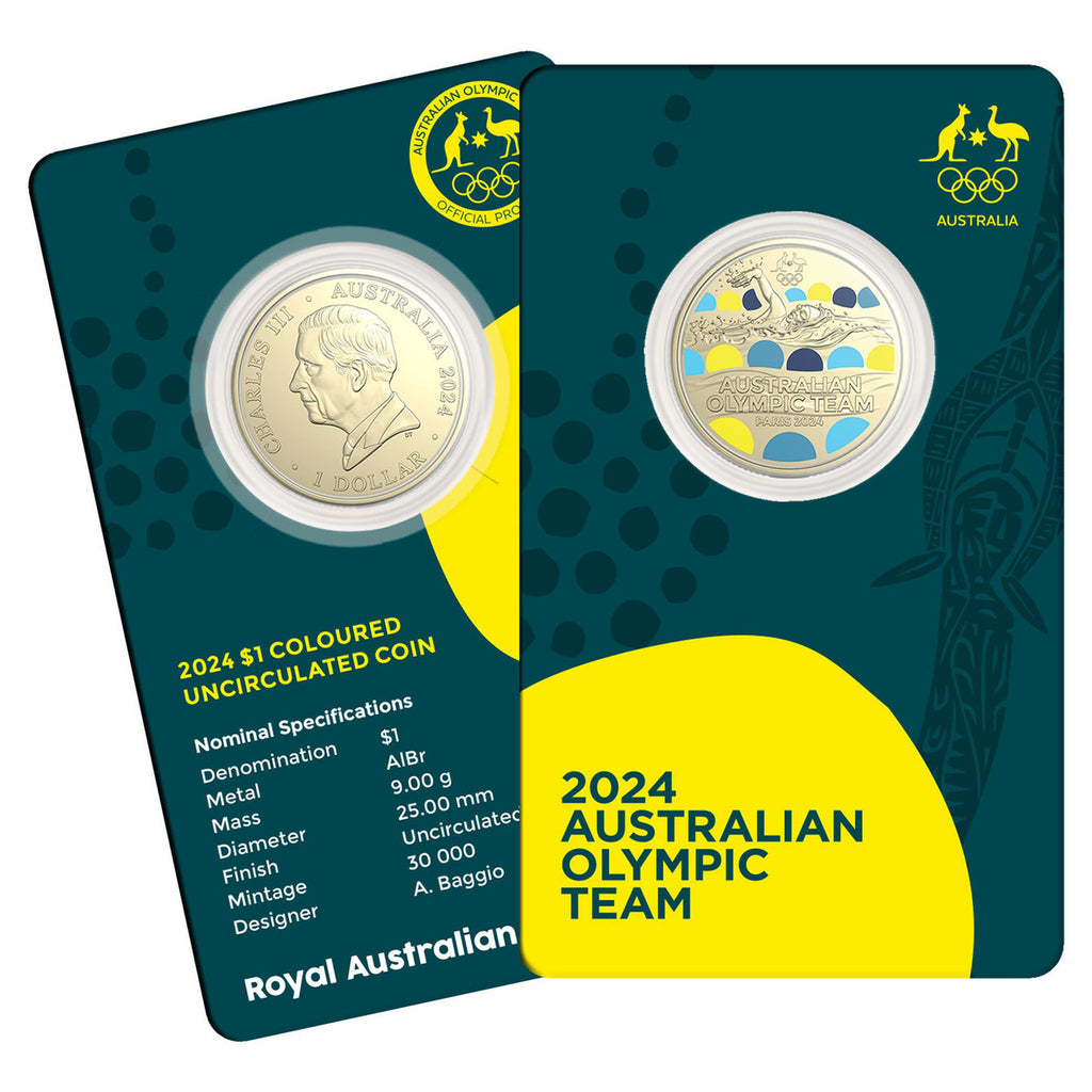 2024 Australian Olympic Team - $1 UNC Coin