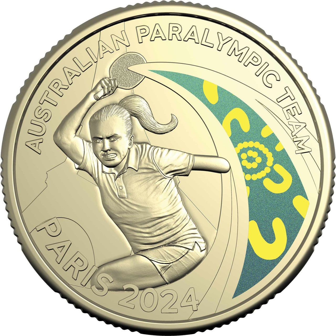 2024 Australian Paralympic Team - $1 UNC Coin
