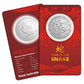 2025 Lunar Year of the Snake 50 Cents Coin - Tetradecagon