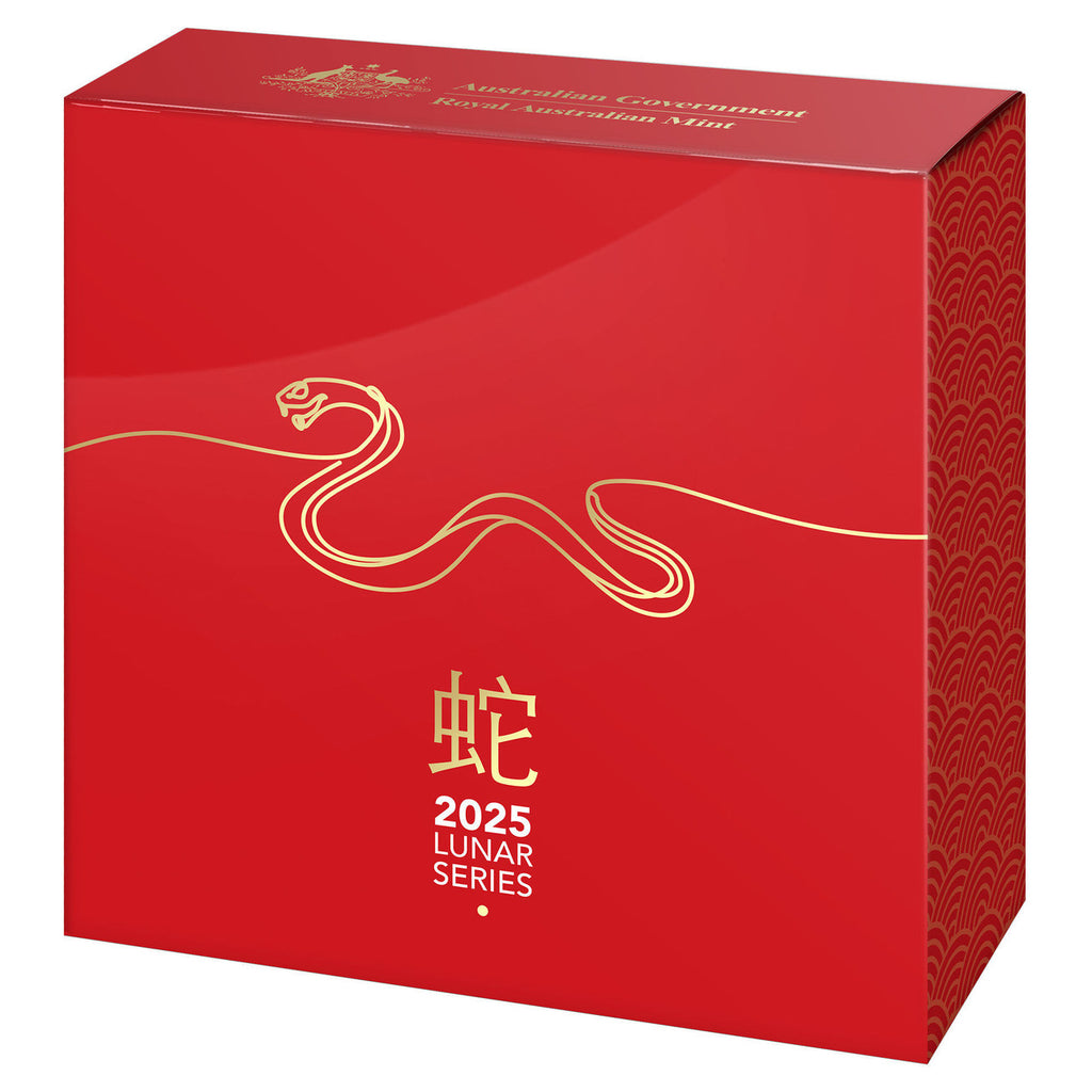 2025 Lunar Year of the Snake - Silver Proof Domed Coin