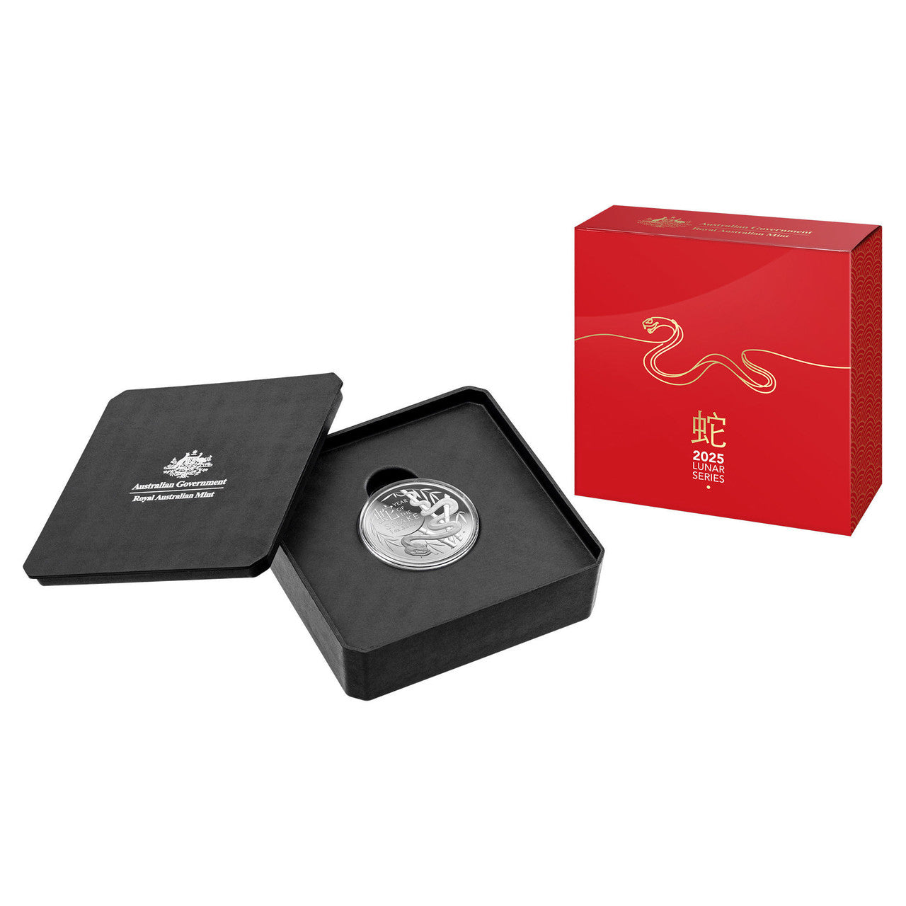 2025 Lunar Year of the Snake - Silver Proof Domed Coin