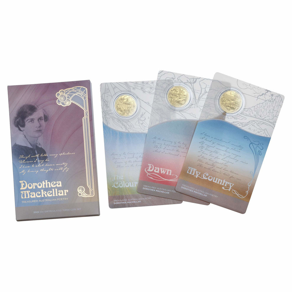Dorothea Mackellar - Three-Coin Set