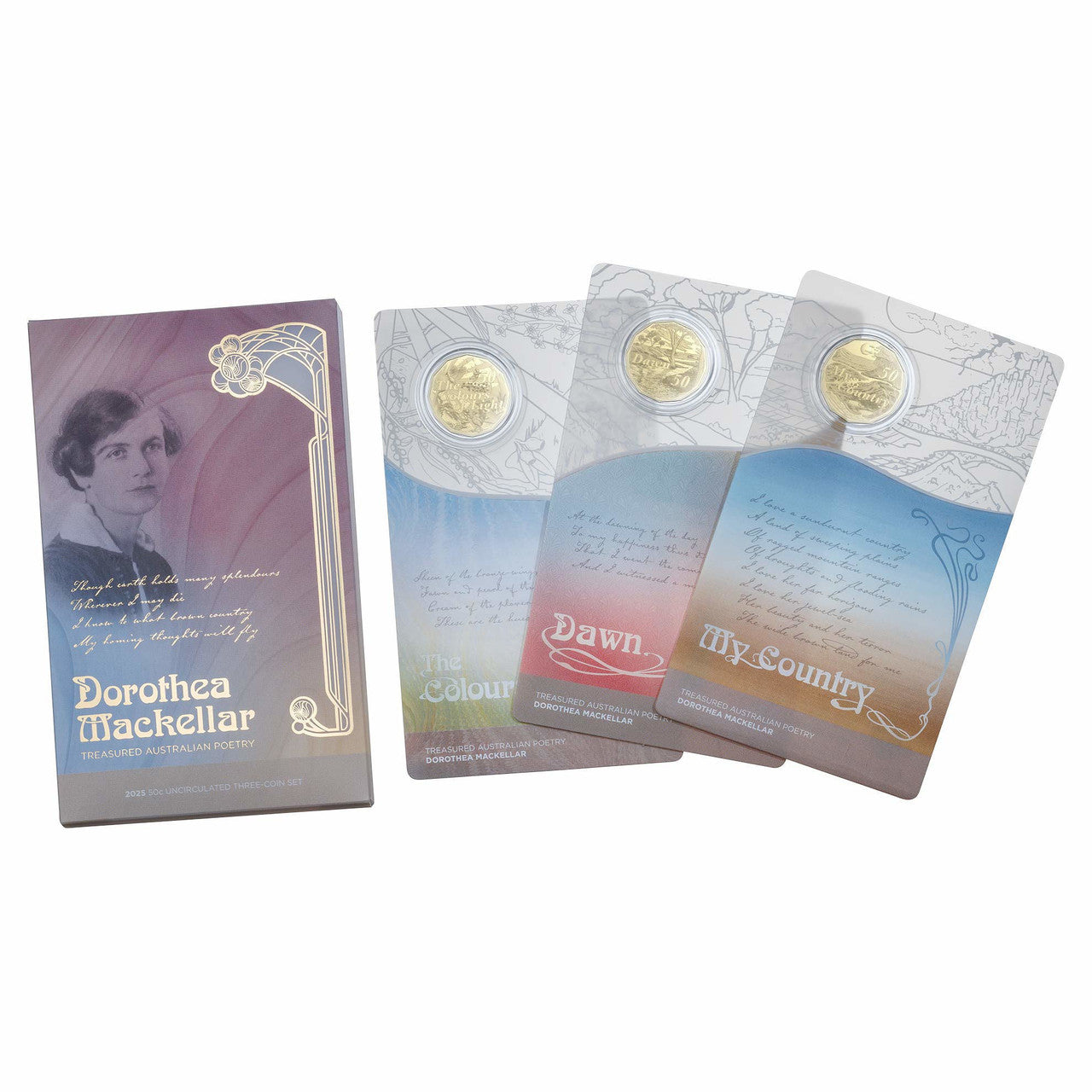 Dorothea Mackellar - Three-Coin Set