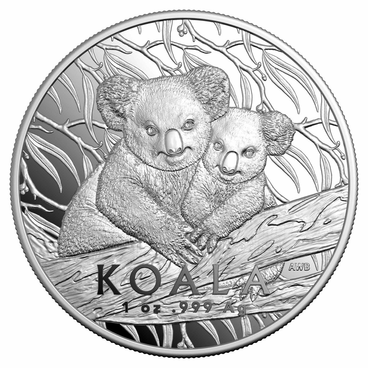 2025 Koala Series - Silver High Relief 1oz $5 Coin