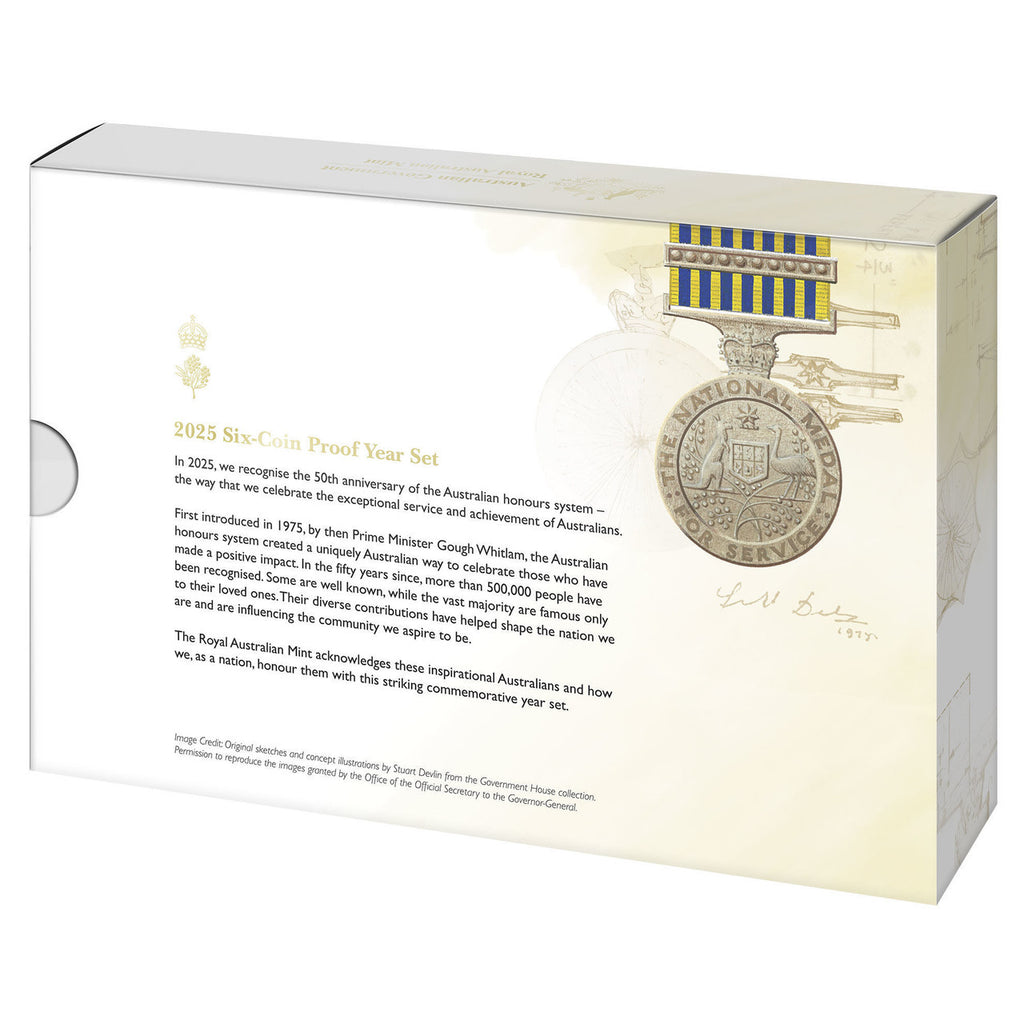 2025 Proof Year Set - Australian Honours and Awards System
