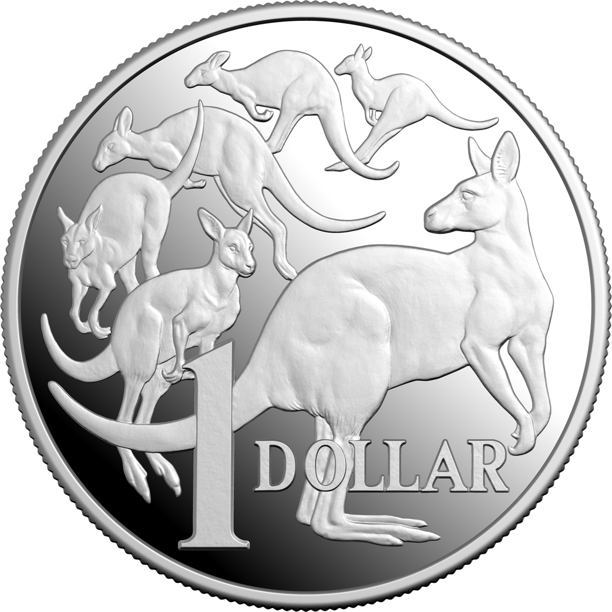 2026 Kangaroo Series Mob of 6 Roos - $1 Silver Proof Coin