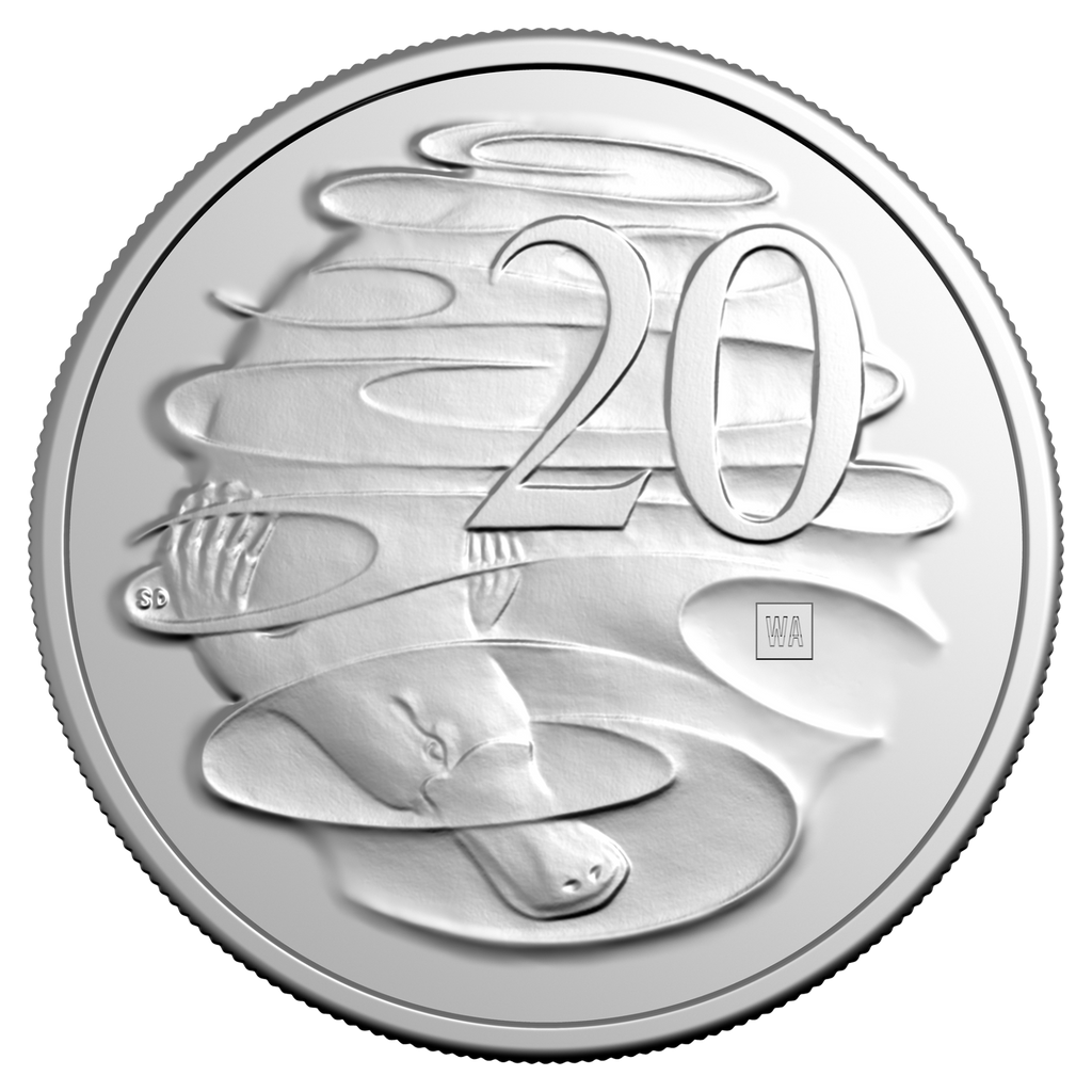 2026 ANDA Money Expo 'WA' Privy mark 20 Cent coin in card