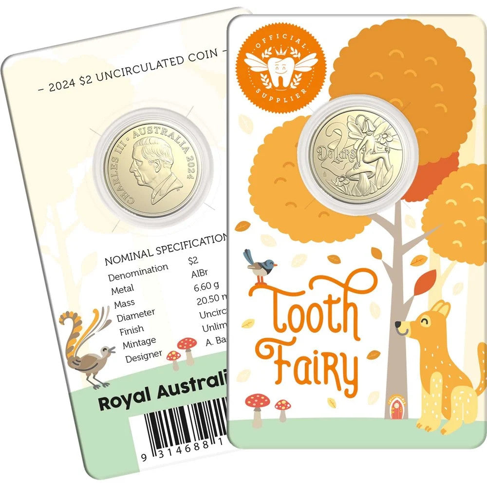 2024 Tooth Fairy Coin in Card