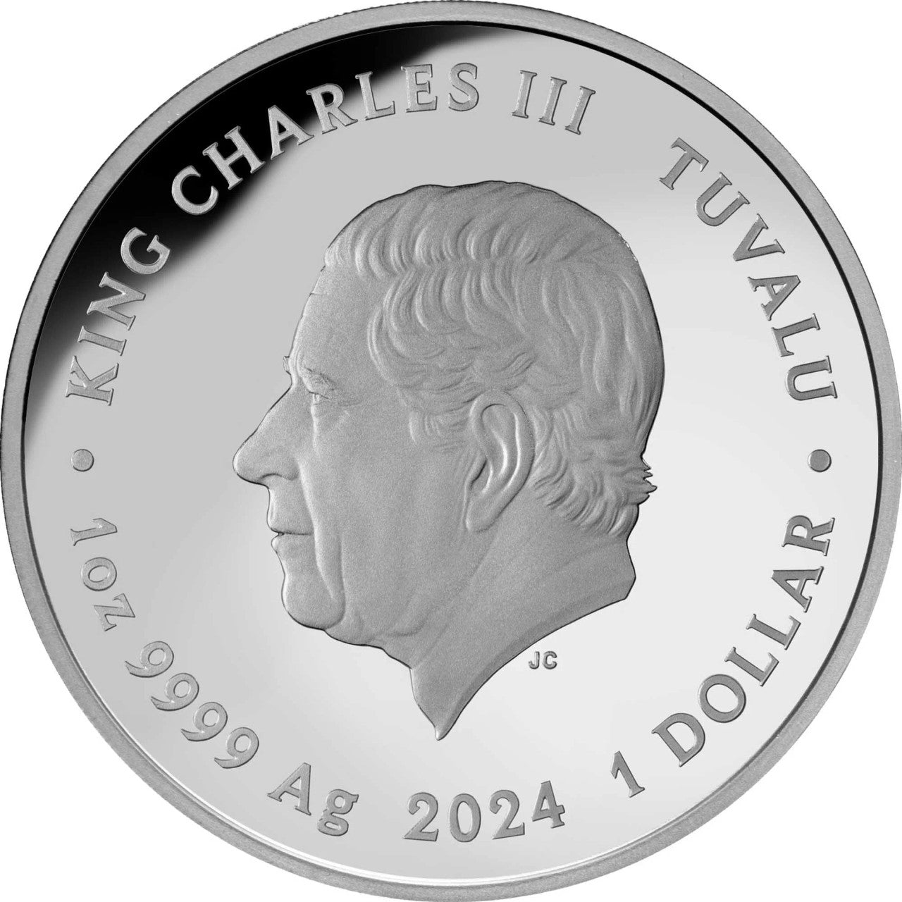 2024 Electric Sky 1oz Silver Proof Coloured Coin