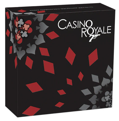 2023 $1 JAMES BOND CASINO ROYALE CHIP 1OZ SILVER ANTIQUED COIN