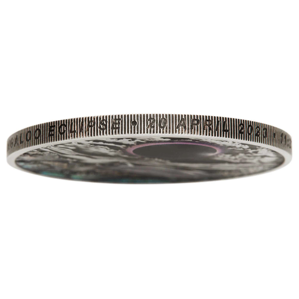 2023 Ningaloo Eclipse - $2 2oz Silver Antiqued Coloured Coin