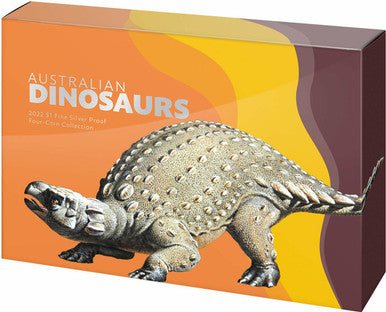 2022 Australian Dinosaurs Silver Proof Four-Coin Collection