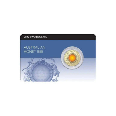 2022 Australian Honey Bee $2 Coin in card