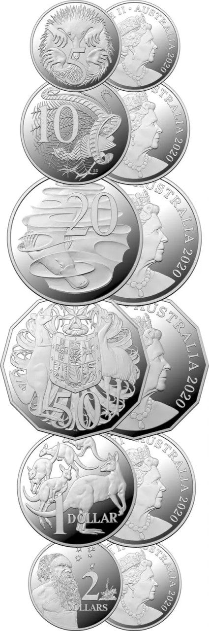 2020 A New Effigy Era 6th Portrait Fine Silver Proof Coin Set