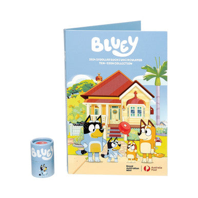 2024 $1 Bluey – Tube and Folder Set (UNOPENED)