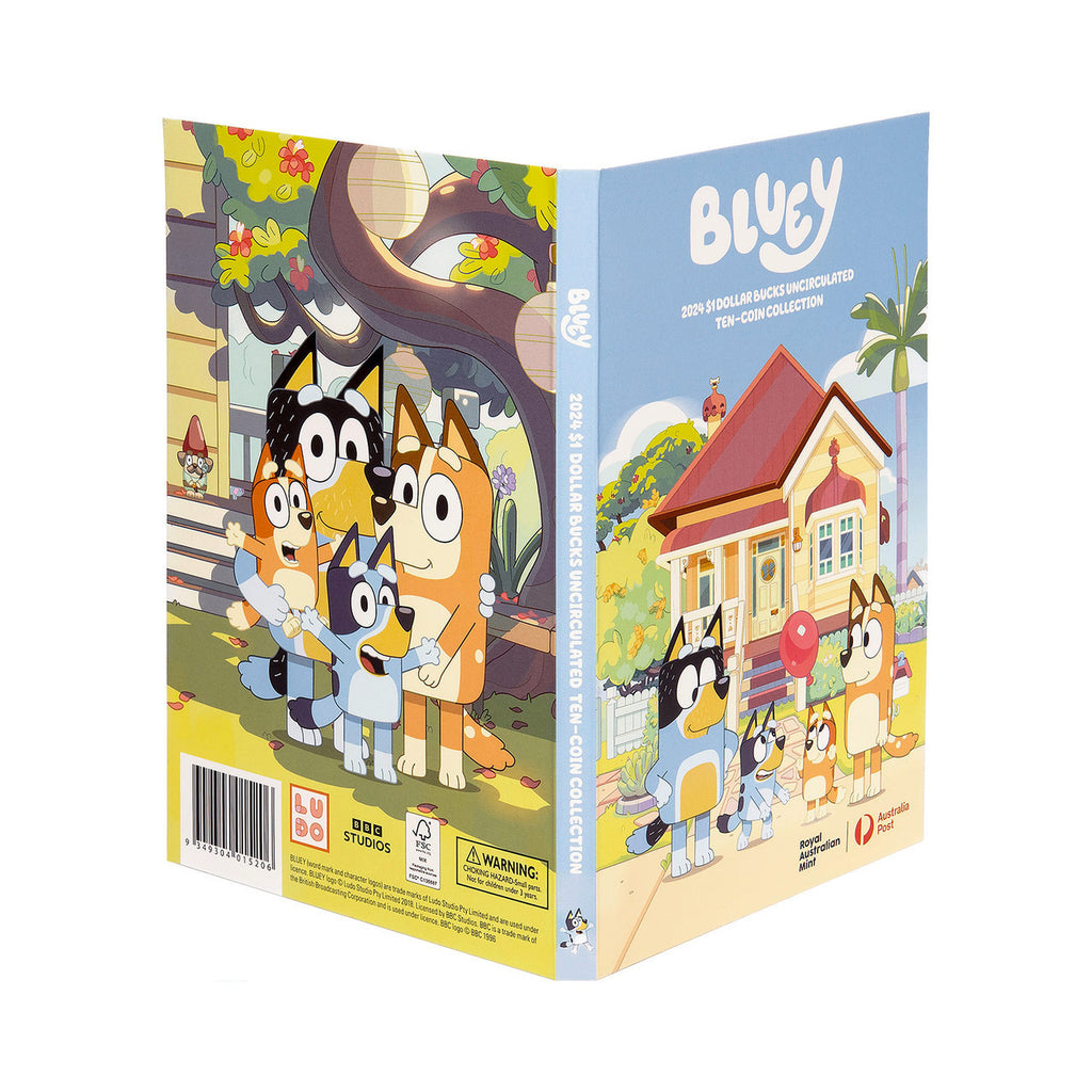 2024 $1 Bluey – Tube and Folder Set (UNOPENED)