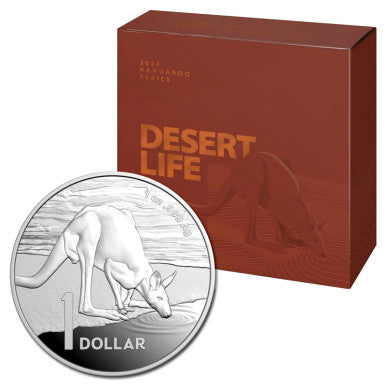 2024 $1 1oz Fine Silver Proof Coin – Kangaroo Series