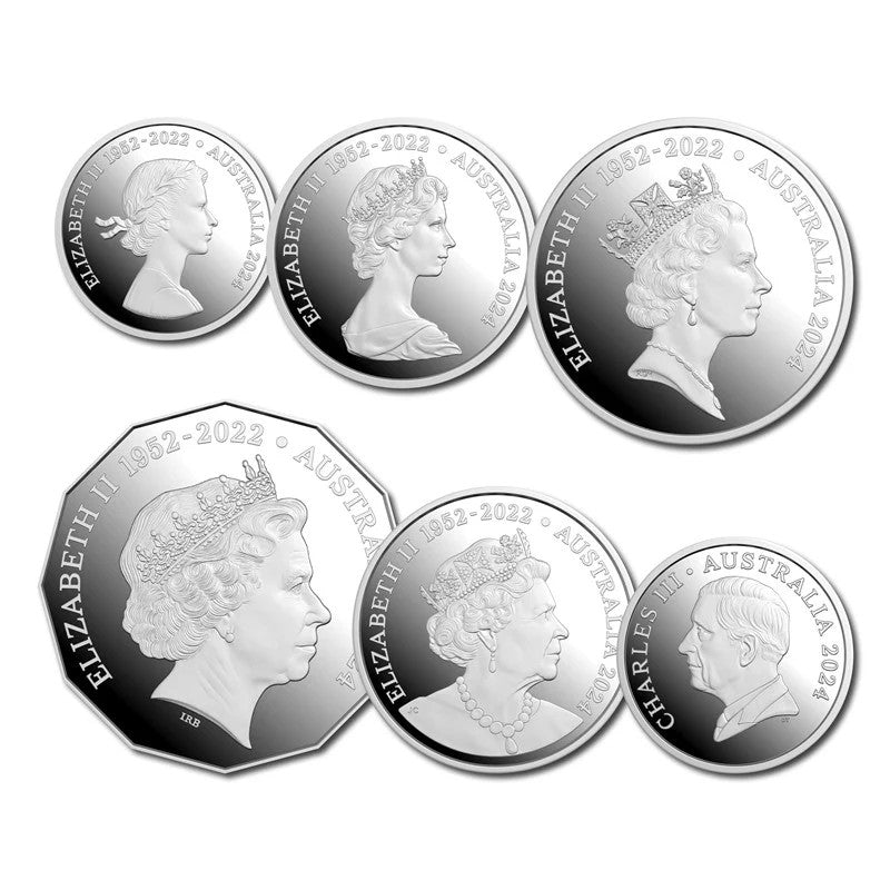 2024 Change Of Monarch Six-Coin Fine Silver Proof Year Set