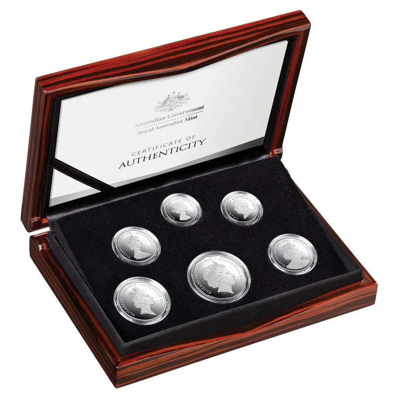 2024 Change Of Monarch Six-Coin Fine Silver Proof Year Set
