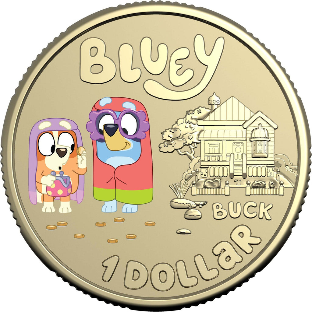 2024 $1 Bluey Dollarbucks - Coloured Uncirculated Three-Coin Set