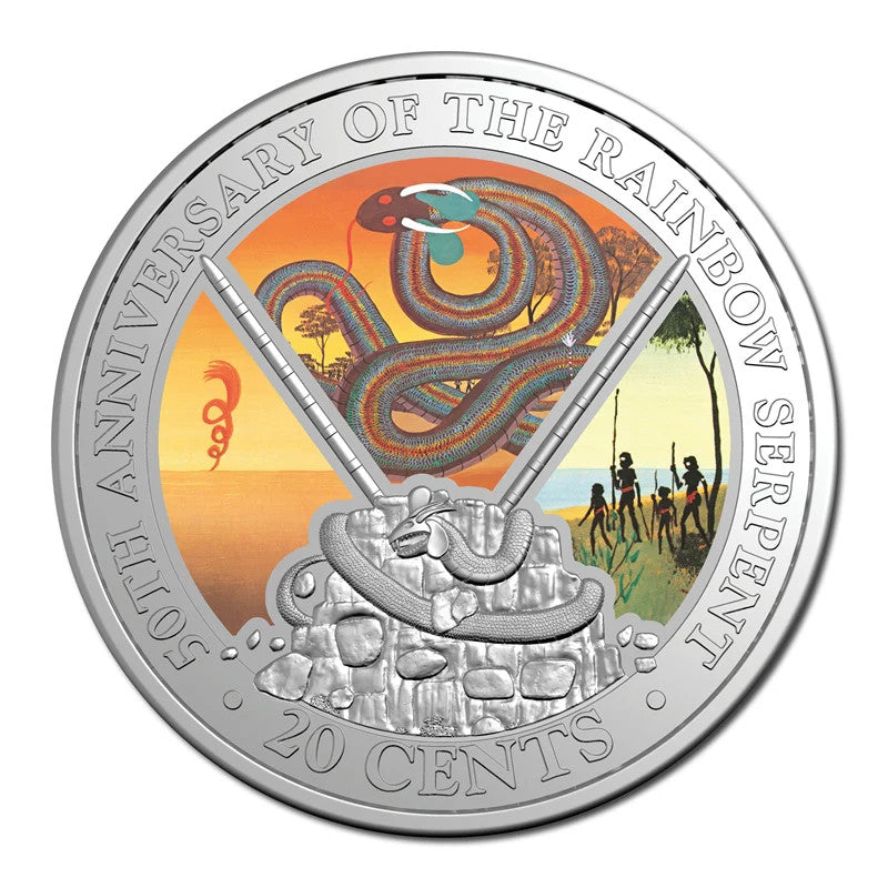 2025 The Rainbow Serpent Special Edition Book with 20 Cent Unc coin