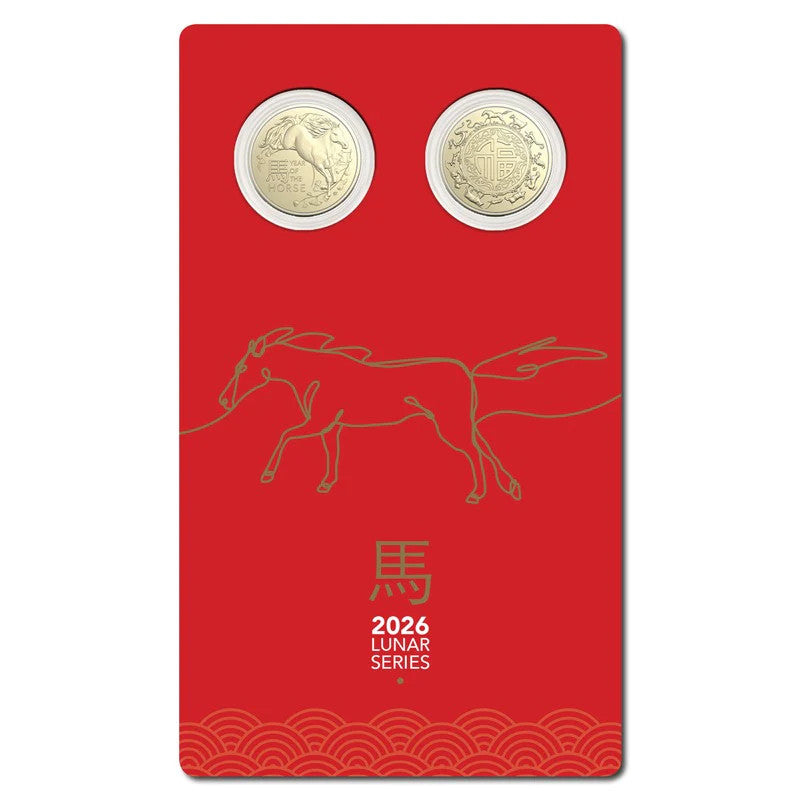 2026 Year of the Horse $1 Uncirculated Two-Coin Set