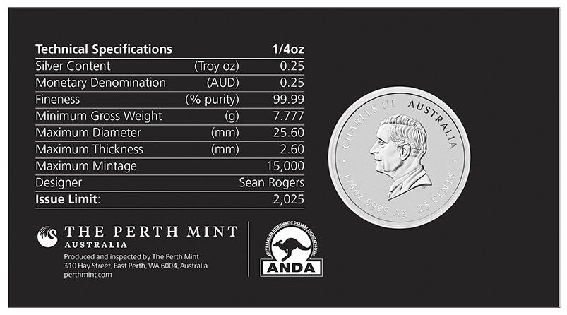 2024 Sydney Money Expo Year Of The Snake 1/4oz Silver Coloured Coin