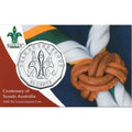 2008 Centenary of Scouts 50 Cent coin in card
