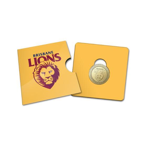 2023 AFL Brisbane Lions Coin in Card