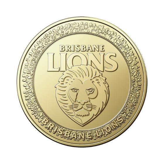 2023 AFL Brisbane Lions Coin in Card