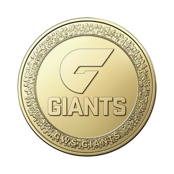 2023 AFL GWS Giants Coin in Card