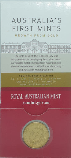 2016 $1 Australia's First Mints 'C' Mint Mark Uncirculated Coin