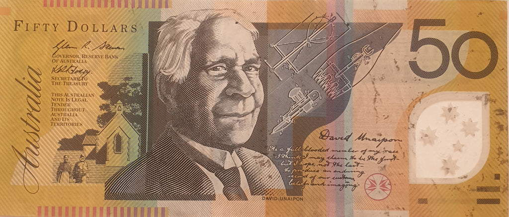 2008 Fifty Dollars $50 Banknote AA08 First Prefix - Circulated