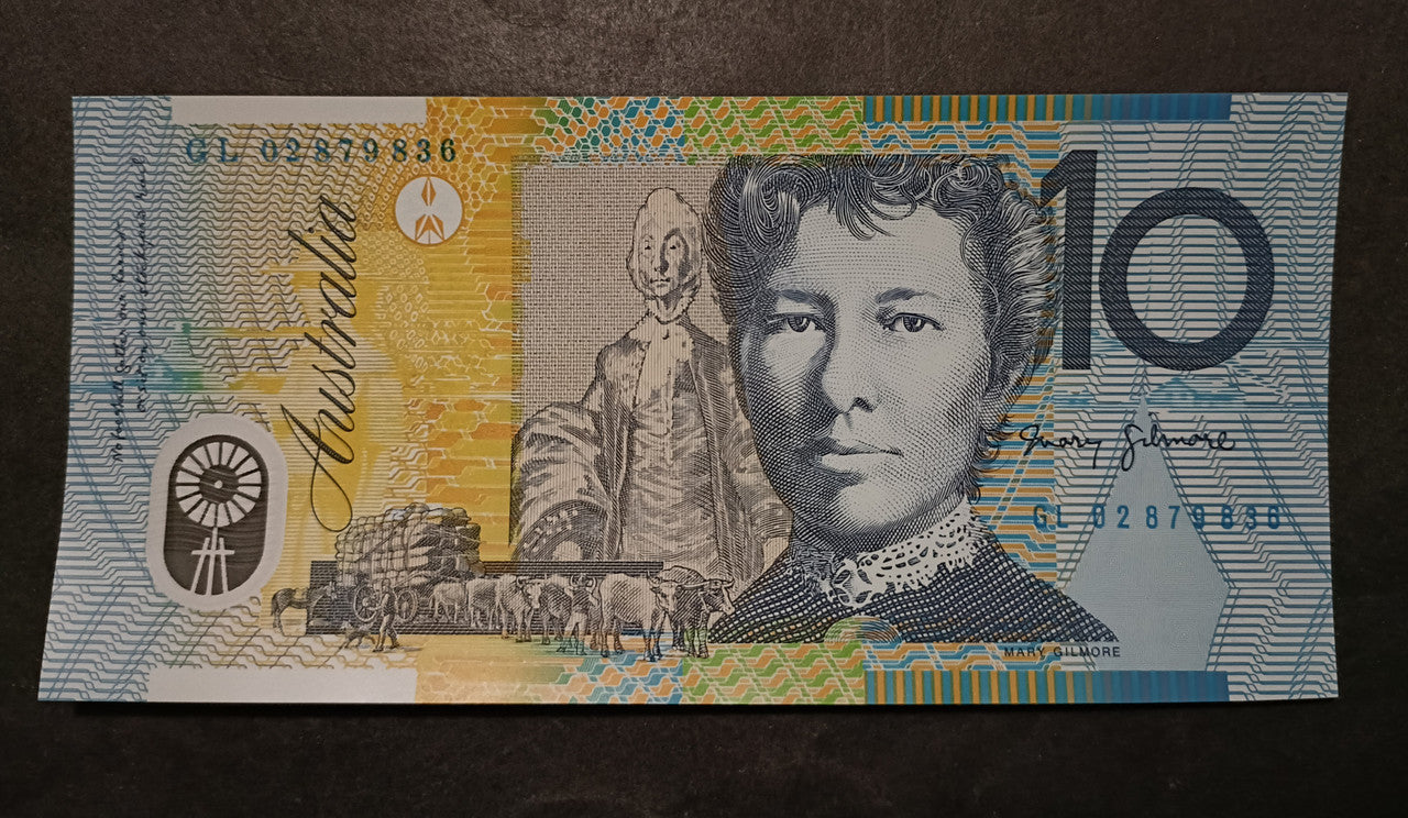2002 $10 Banknote Last  MacFarlane Henry Uncirculated GL02 839802