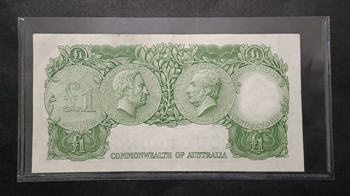 1953 One Pound Banknote. Coombs - Wilson R33. HB33 933855