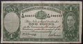 1942 One Pound Banknote. Armitage - McFarlane R30. K59 046555