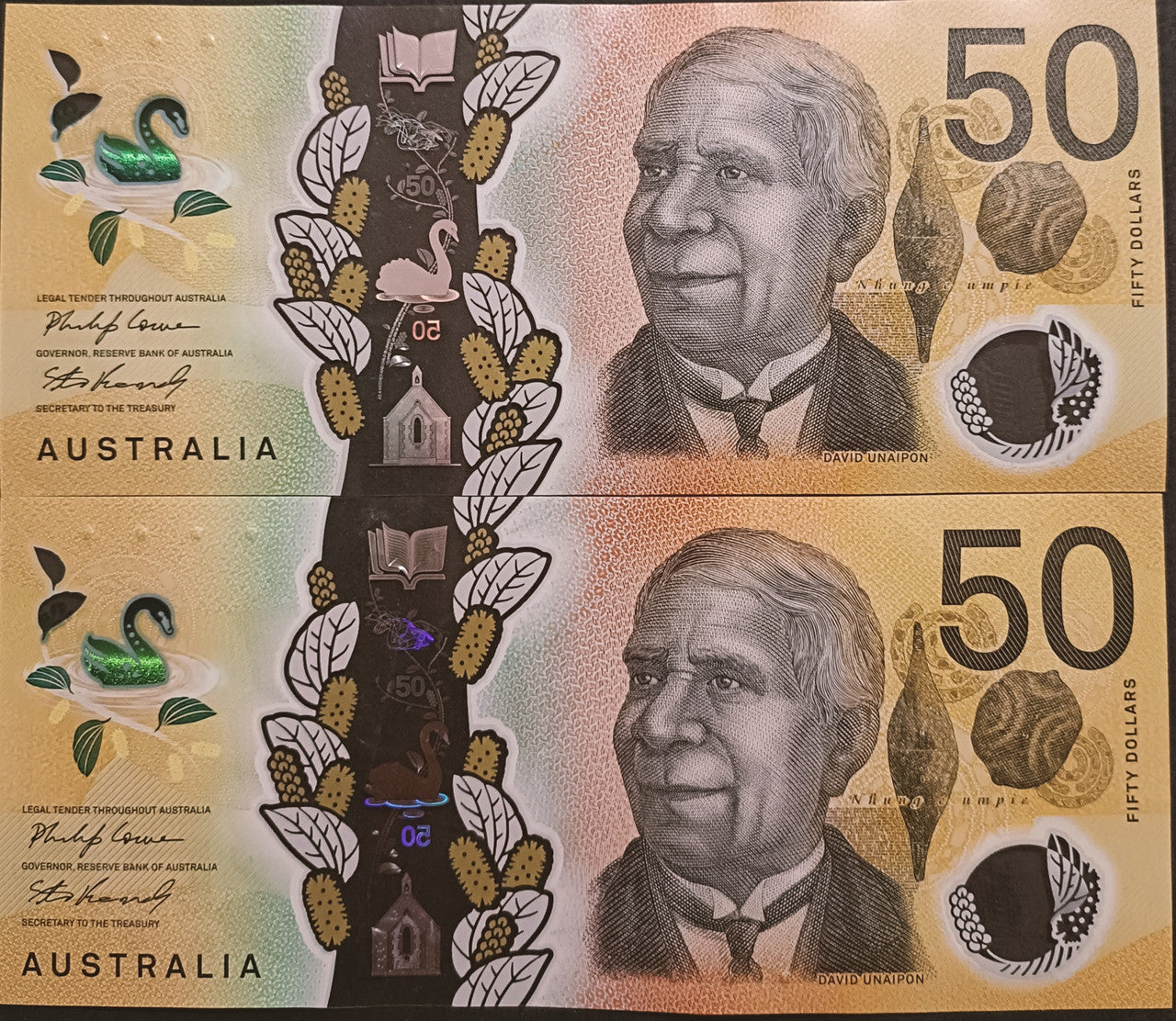 2020 Lowe/Kennedy $50 First and Last Prefix Banknotes