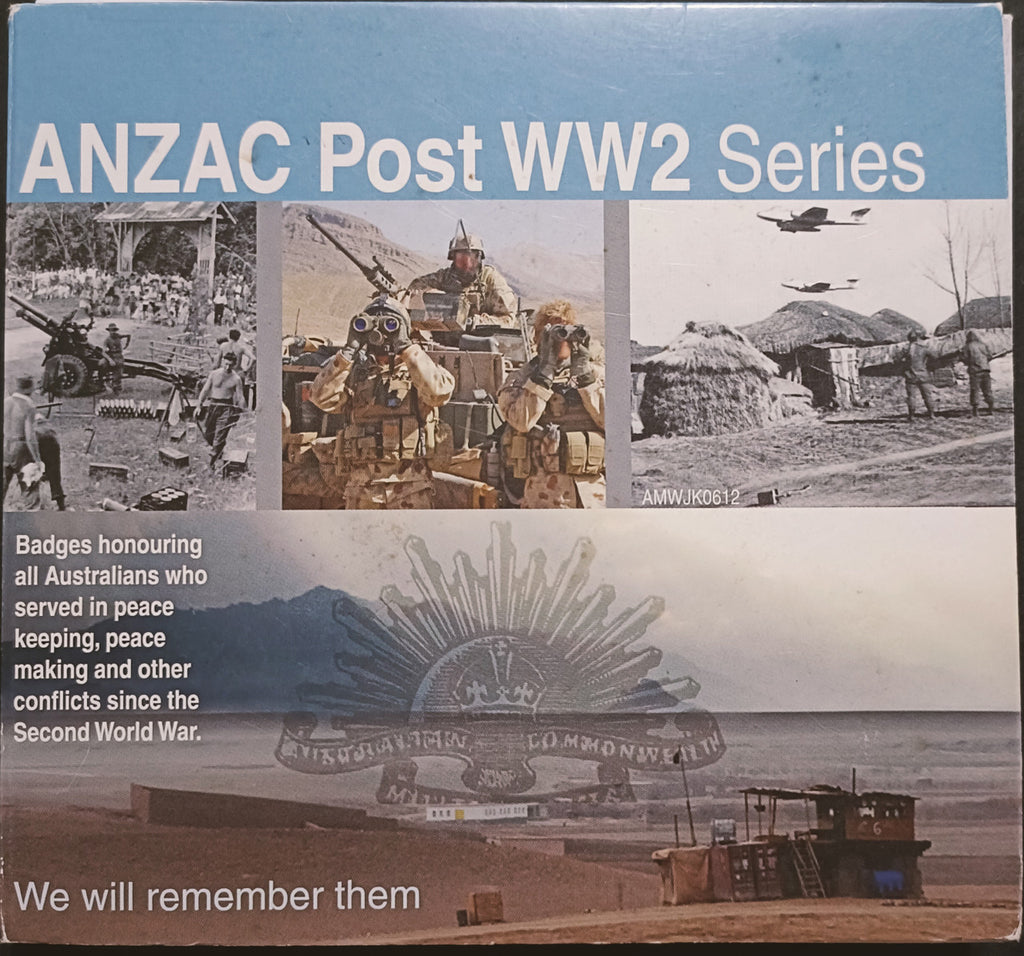 Post WW2 Series Badges and Display Case