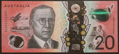 2019 Lowe/Gaetjens $20 9 Digit RADAR Banknote