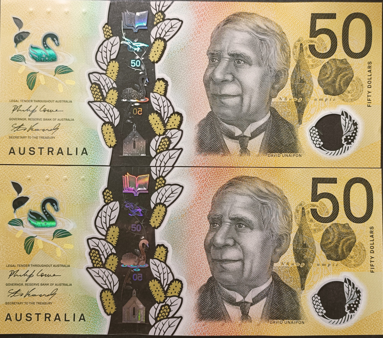 2020 Lowe/Kennedy $50 First & Last Prefix Banknote AA20 6818020 & EA20 6788020